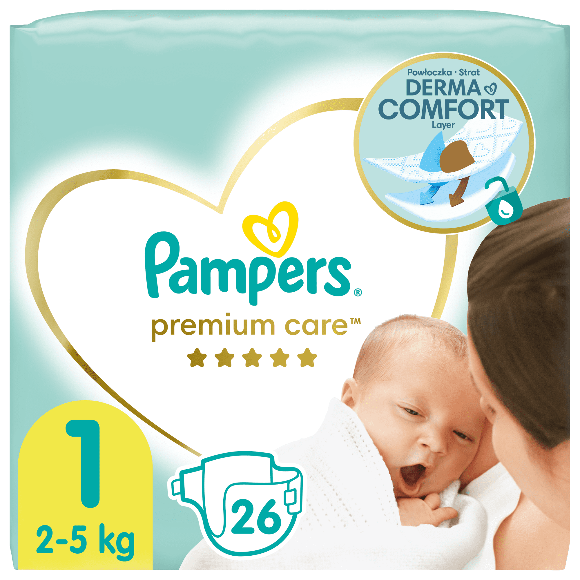 pampers premium care 1 26 szt