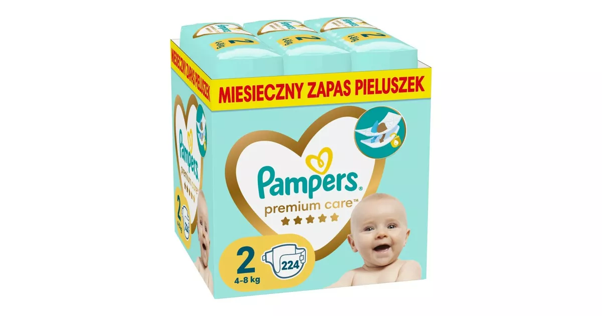 pieluchy pampers premium care zapas