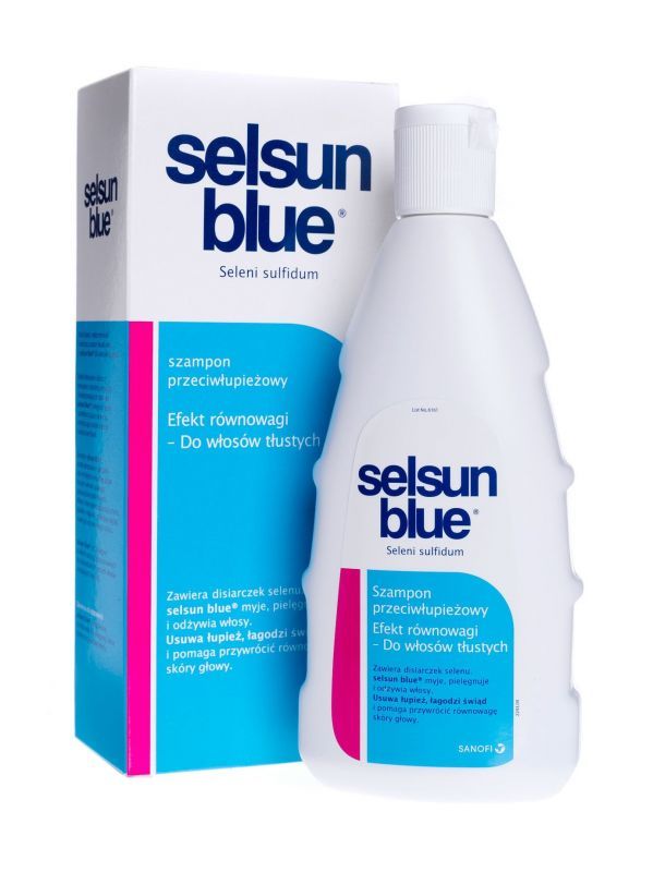 selsun blue szampon leczniczy przeciwłupieżowy do włosów tłustych 200 ml