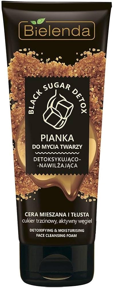 black sugar detox detoksykująco nawilżająca pianka do mycia twarzy