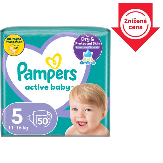 tesco pampers active baby 5