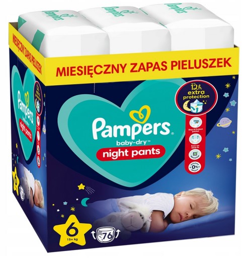 pieluszki na noc pampers