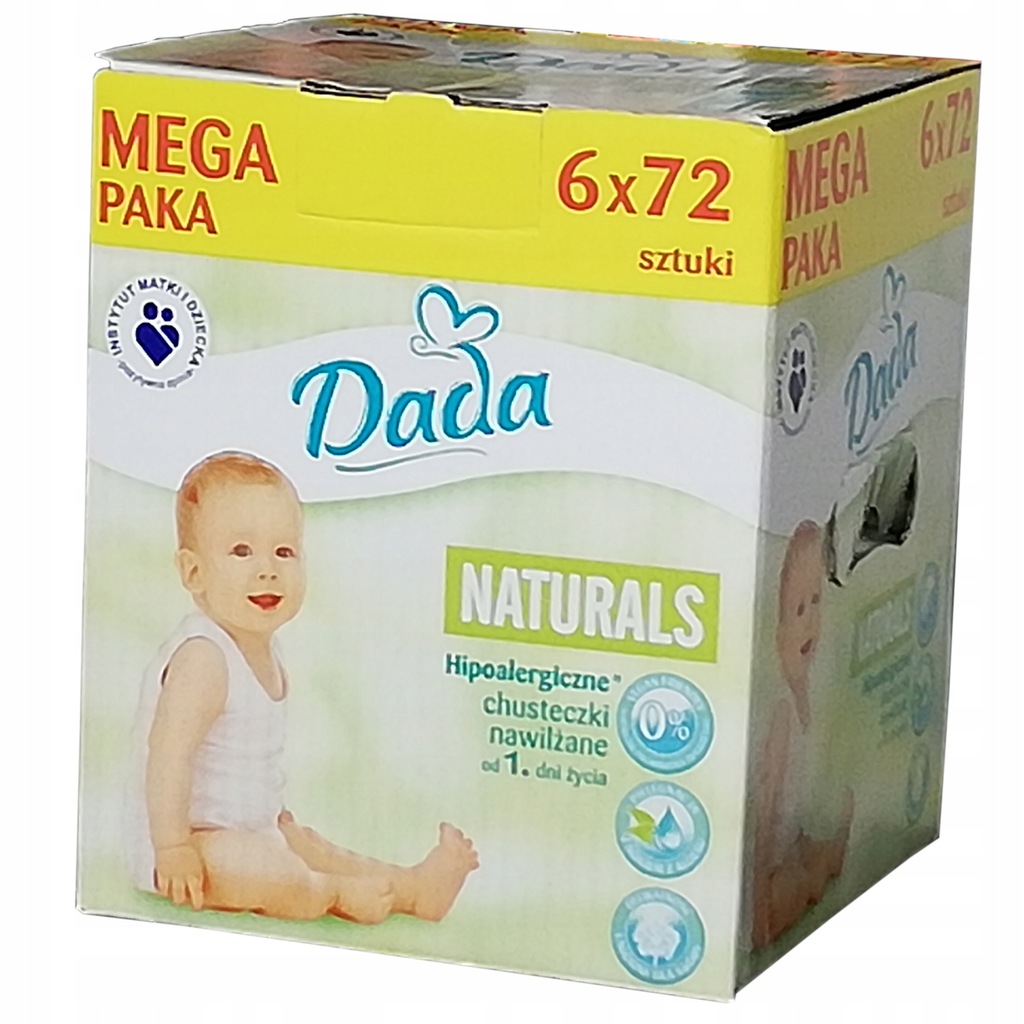 chusteczki nawilżane dada naturals