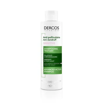 vichy dercos szampon przeciwłupieżowy do włosów suchych 390 ml