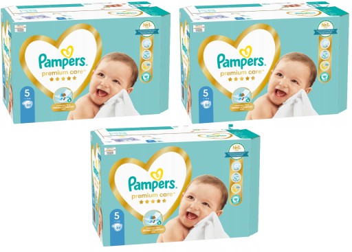 nowe pampers premium care z wzorem