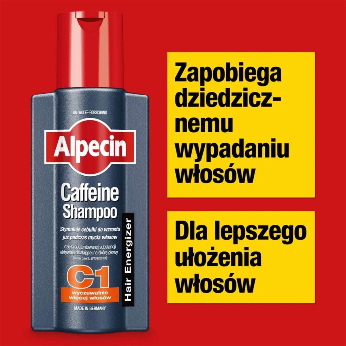 szampon na porost włosów alpecin