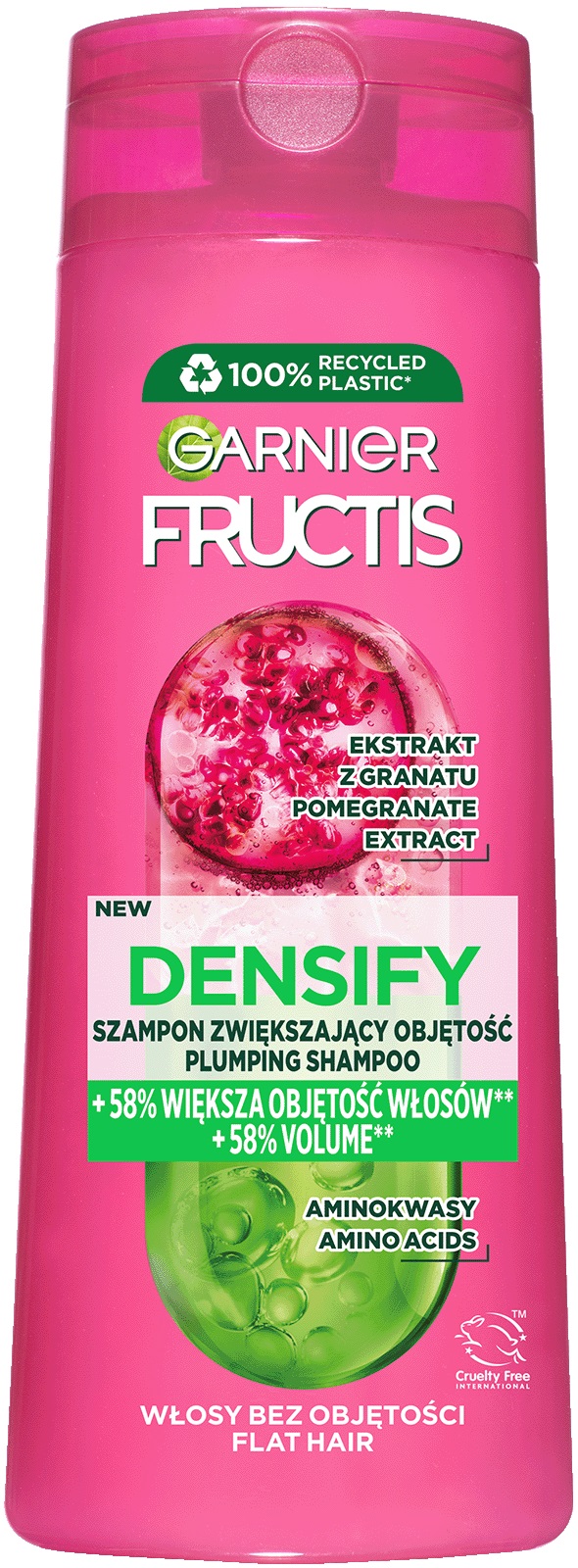 garnier fructis densify szampon wzmacniający do cienkich włosów 400