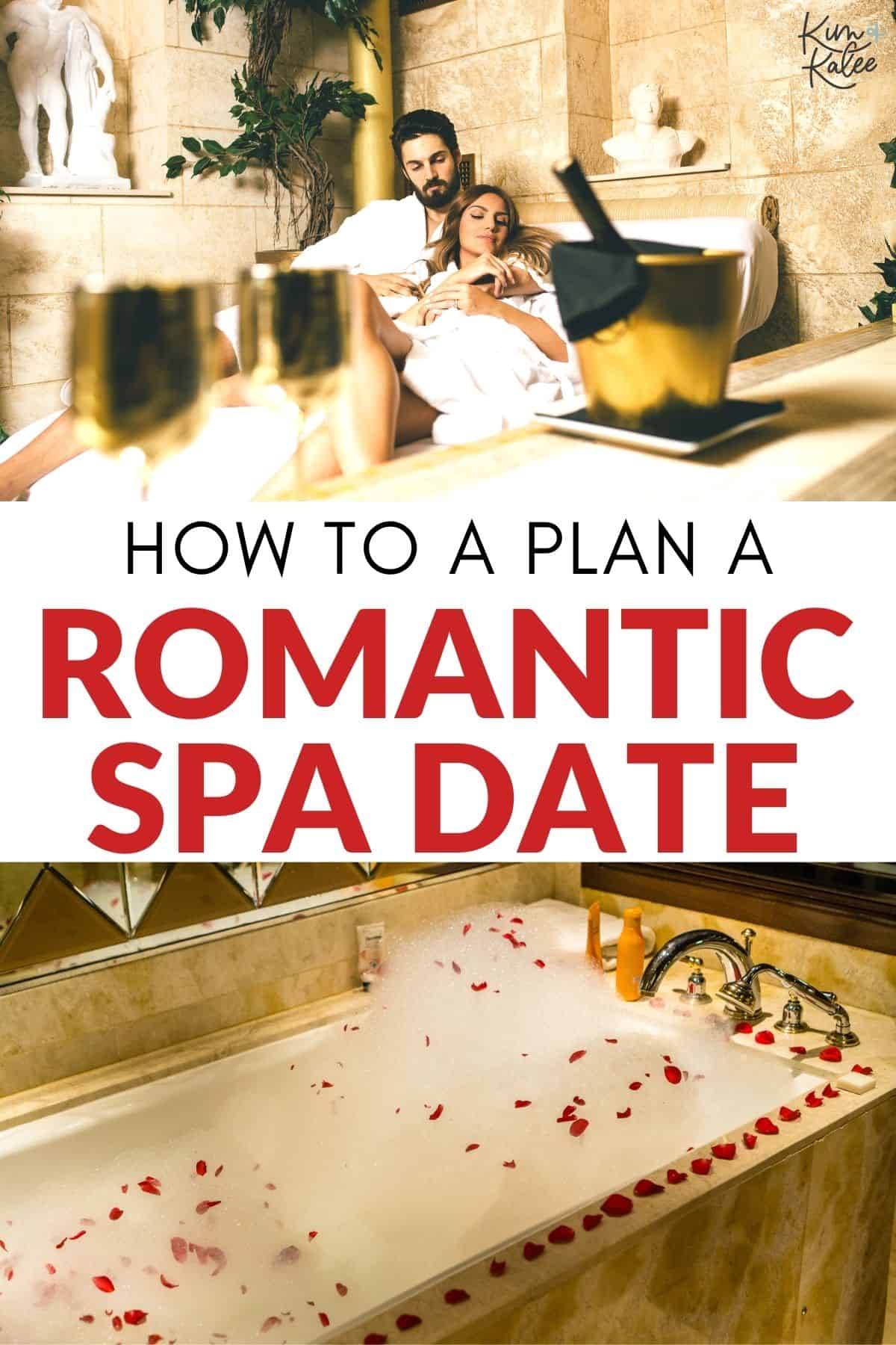 romantic pampering ideas