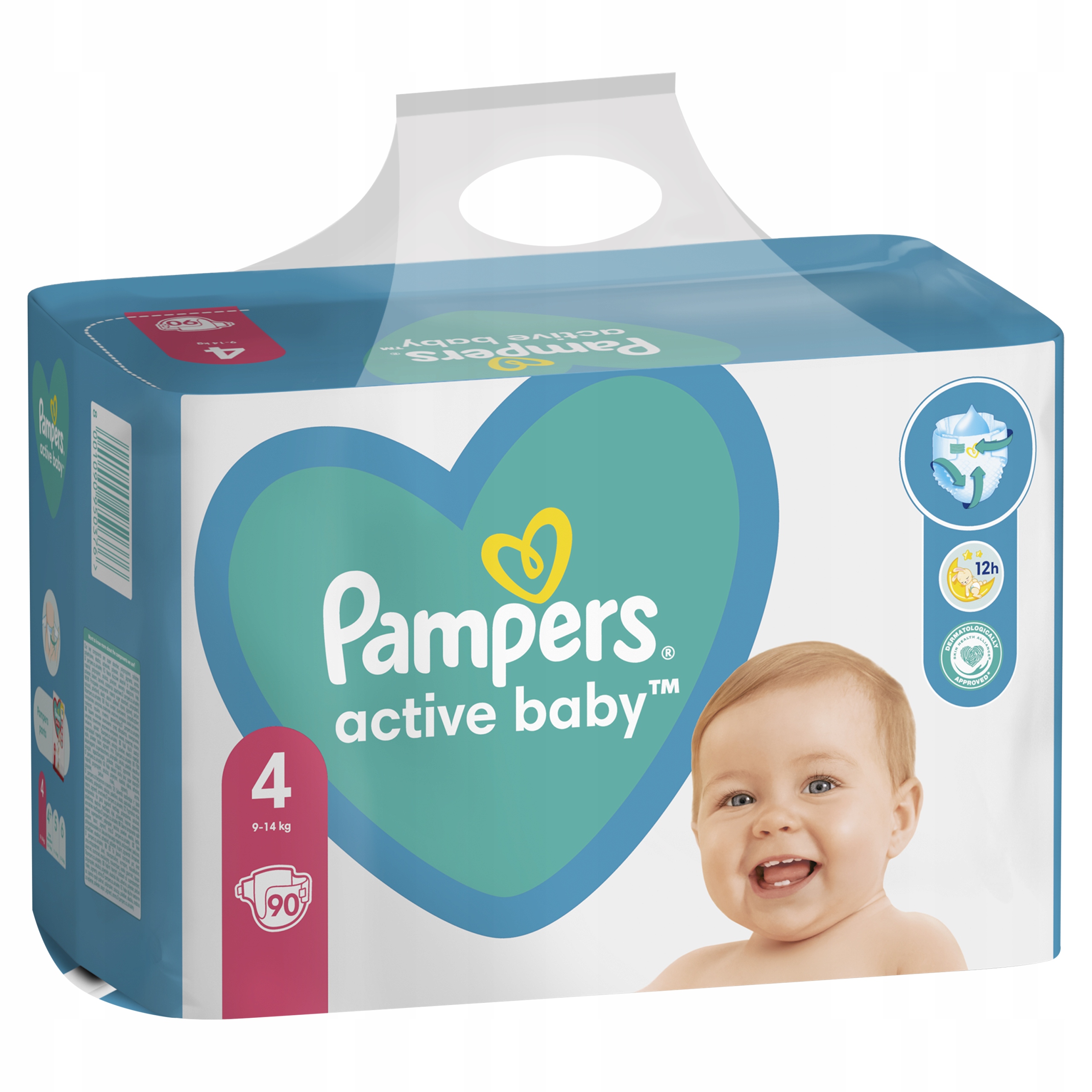 pampers avtive baby4 90szt