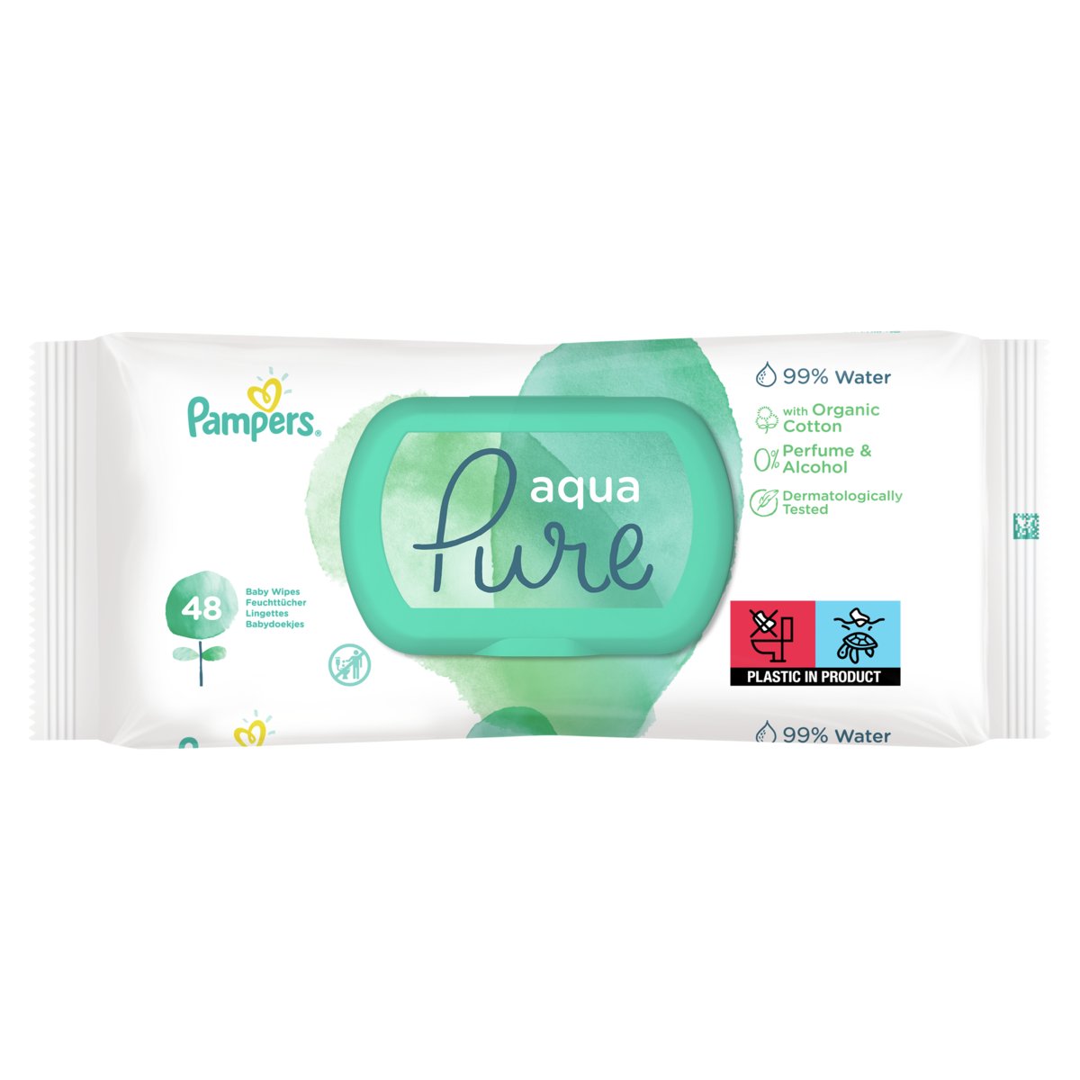 chusteczki pampers aqua pure tesco