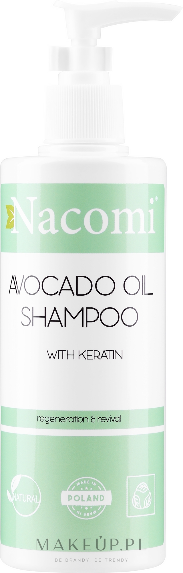 nacomi szampon z keratyną i olejem avocado spray
