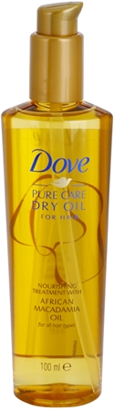 dove pure care dry oil odżywczy olejek do włosów dojrzałych