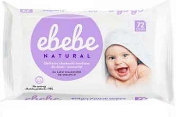 ebebe natural chusteczki nawilżane wodą