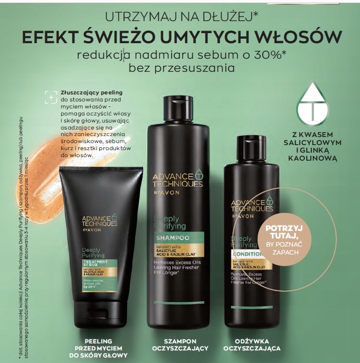 avon szampon do włosów przetłuszczających się