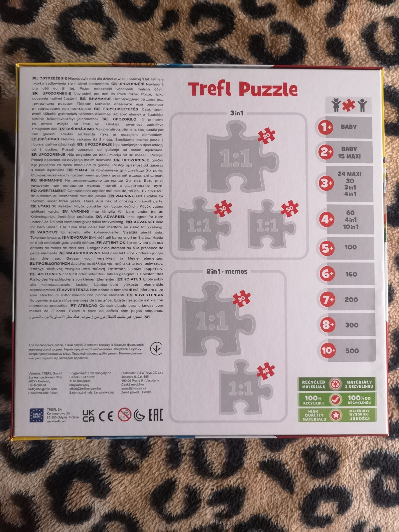 Puzzle z figurkami Trefl