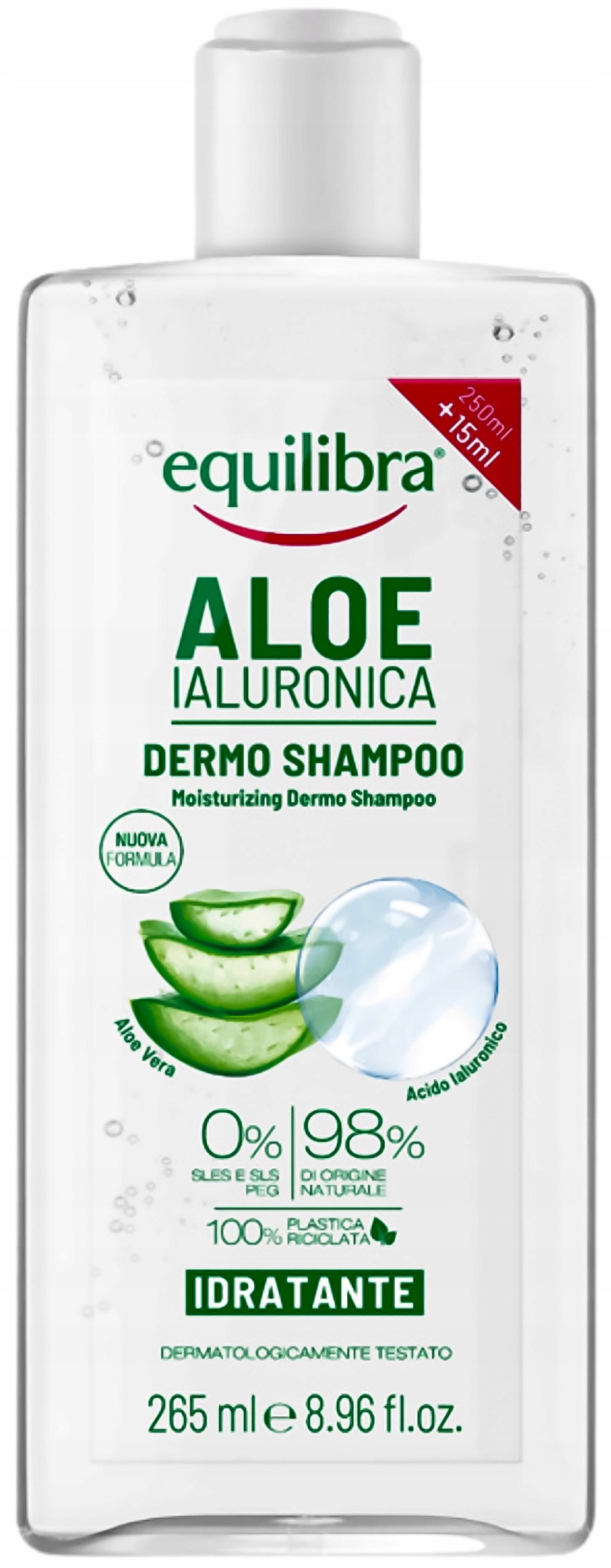 equilibra aloe szampon nawilżający 250ml 15 98 zł