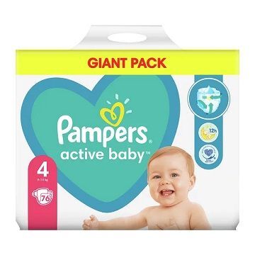 pampers 4 waga