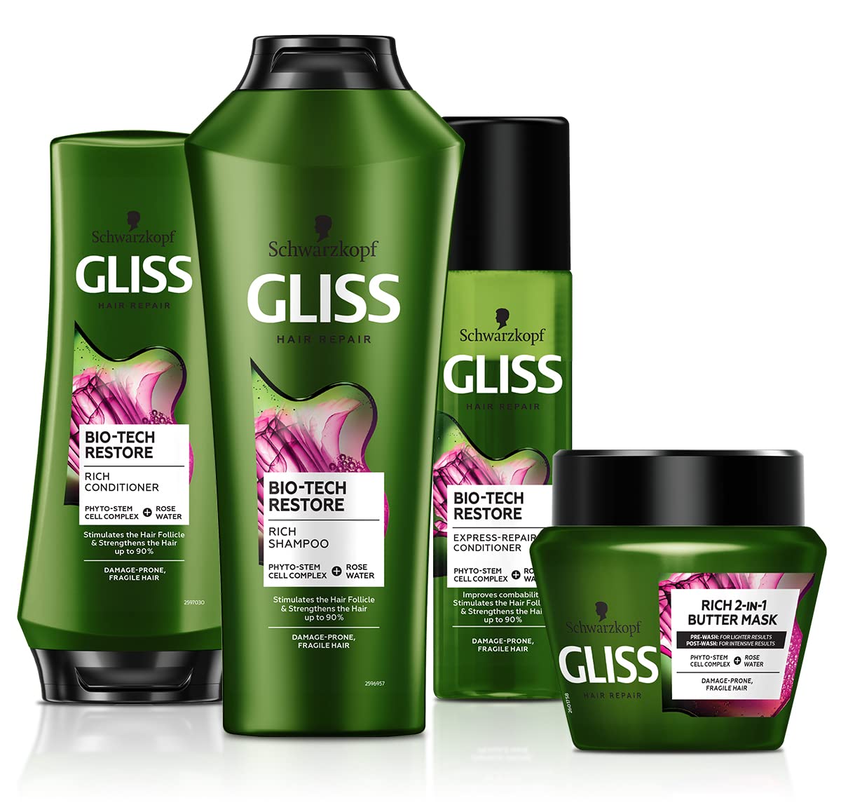 gliss kur bio tech-restore szampon do włosów 400 ml