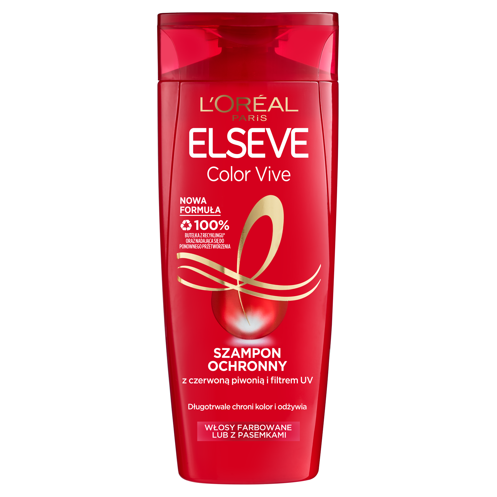 loreal paris elseve color-vive szampon do włosów farbowanych z pompka