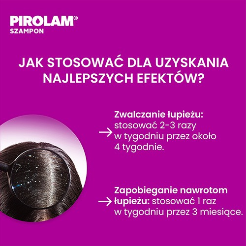 pirolam szampon jak często stosować