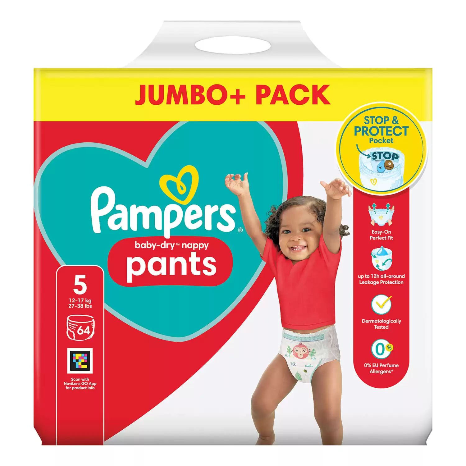 pampers baby dry nappy pants 5