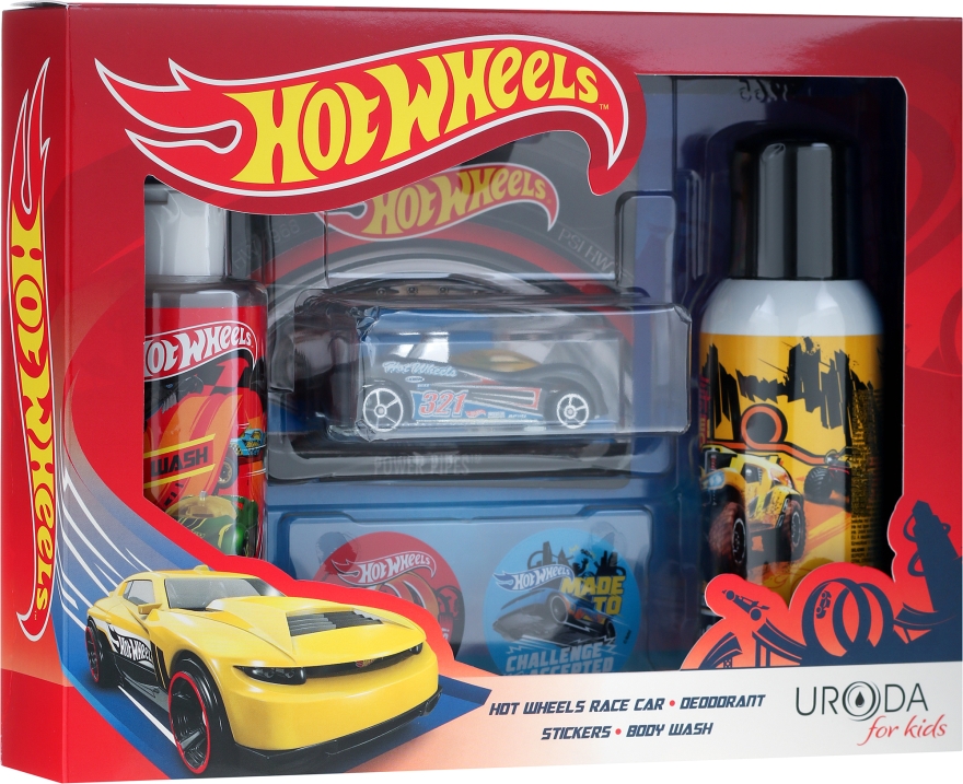 hot wheels zestaw dezodorant szampon i żel pod prysznic