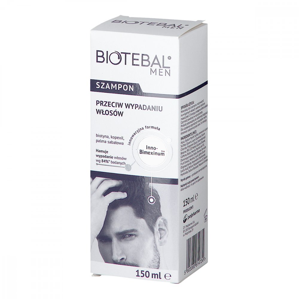 biotebal men szampon 150ml przeciw wypadaniu włos