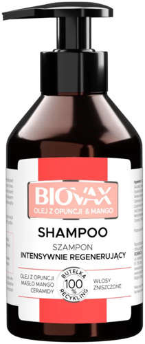 biovax opuntia oil & mango szampon do włosów skład