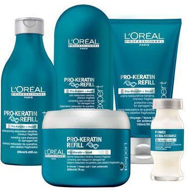 loreal pro keratin keratyna szampon odżywka