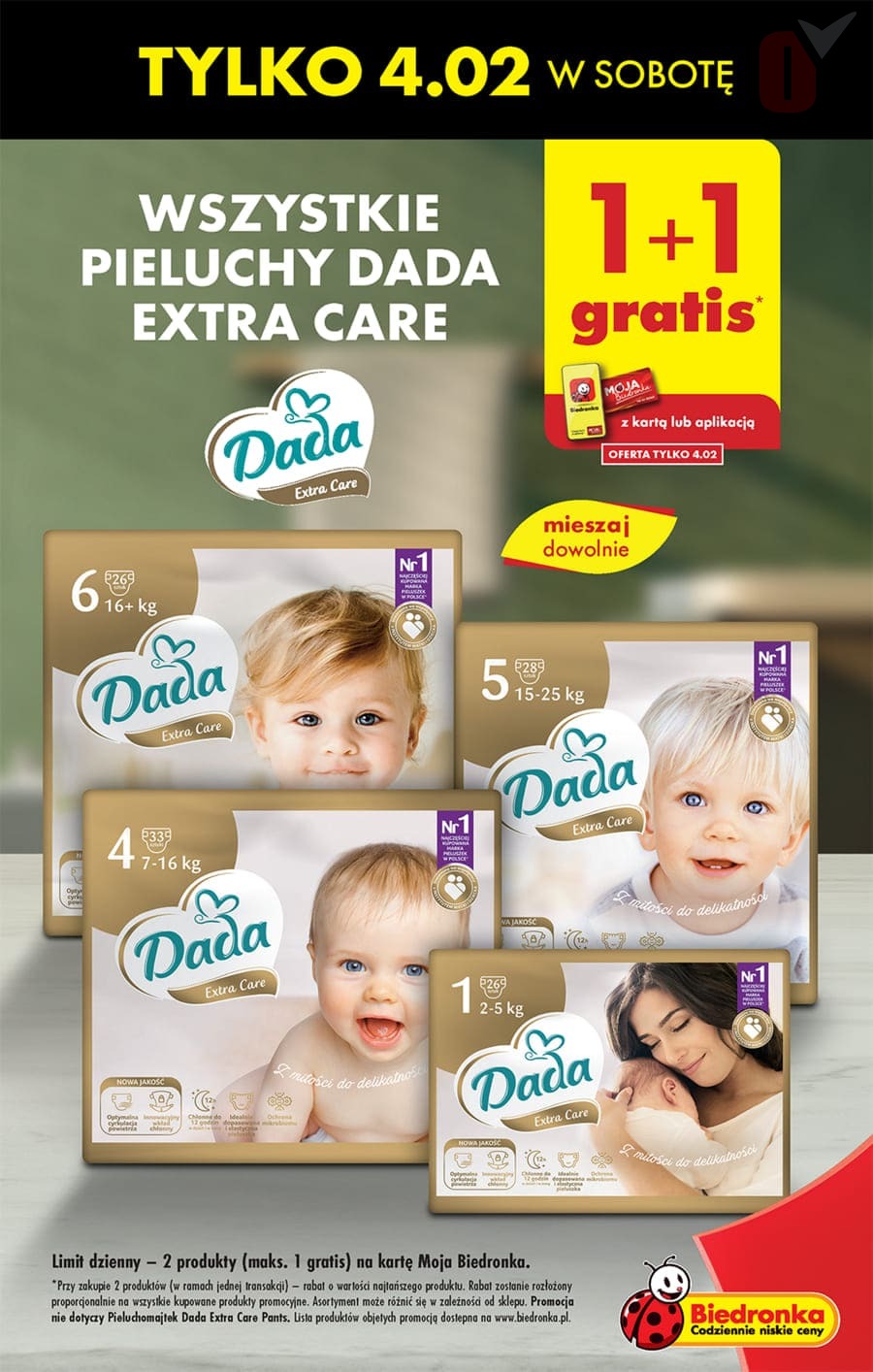 promocja pieluchy dada 1