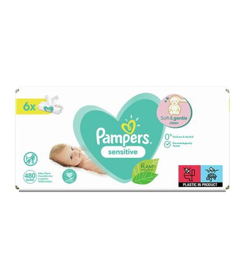 chusteczki pampers sensitive 6