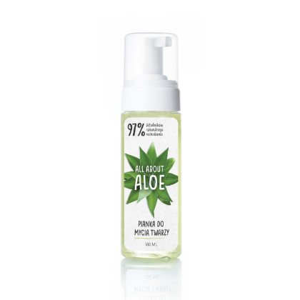 delikatna pianka do mycia twarzy all about aloe