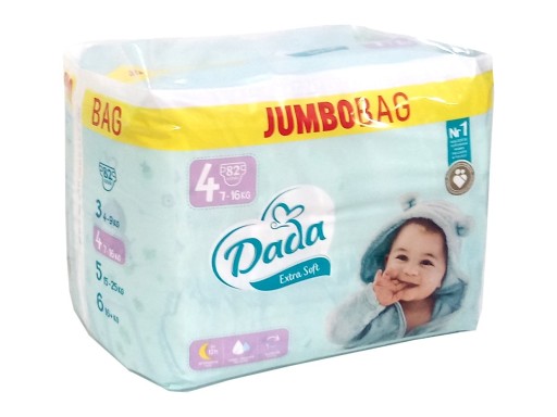 pieluchy dada rozm 4 extra soft 52 szt rozmija opakowania