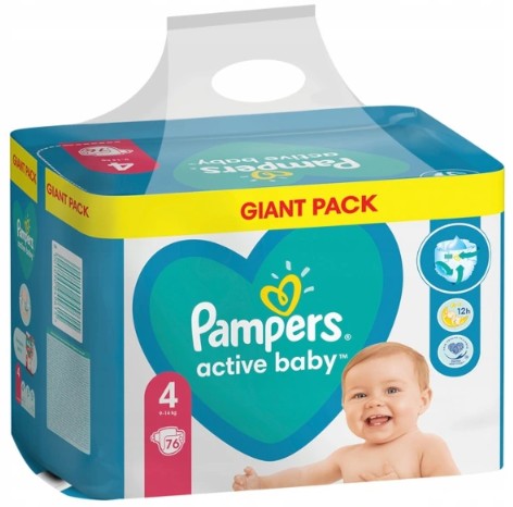 pieluszki pampers 76 szt