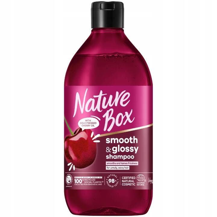 nature box szampon czerwony