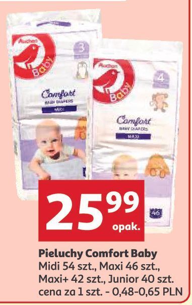 pieluchy baby comfort auchan