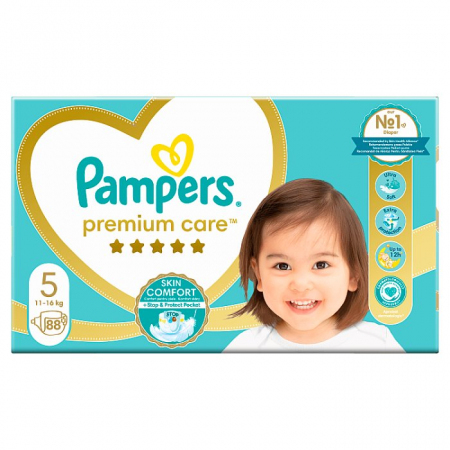 pampers pieluszki premium care 5 junior 88