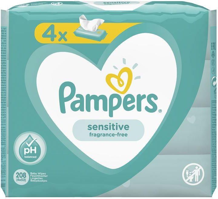 chusteczki pampers sensitive najtaniej