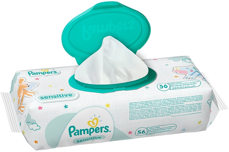 chusteczki pampers sensitive 56