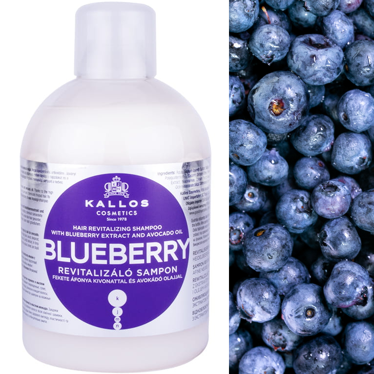 kallos szampon do włosów blueberry