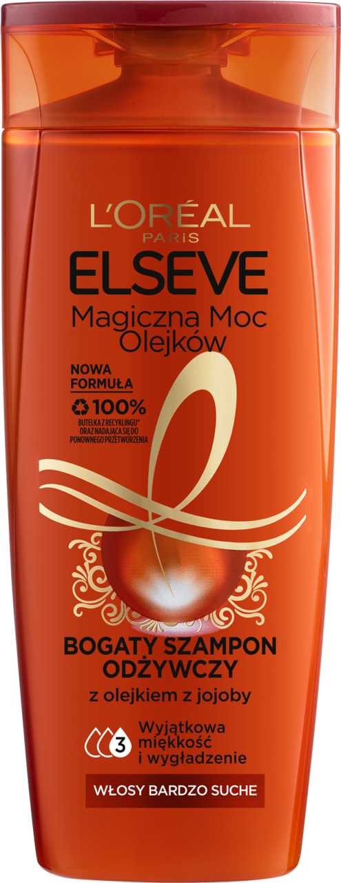 loreal szampon moc olejkow