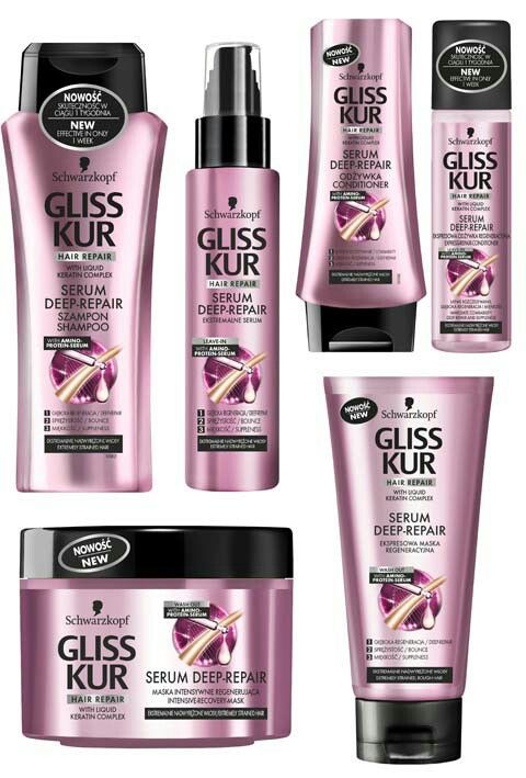 szampon gliss kur serum deep repair