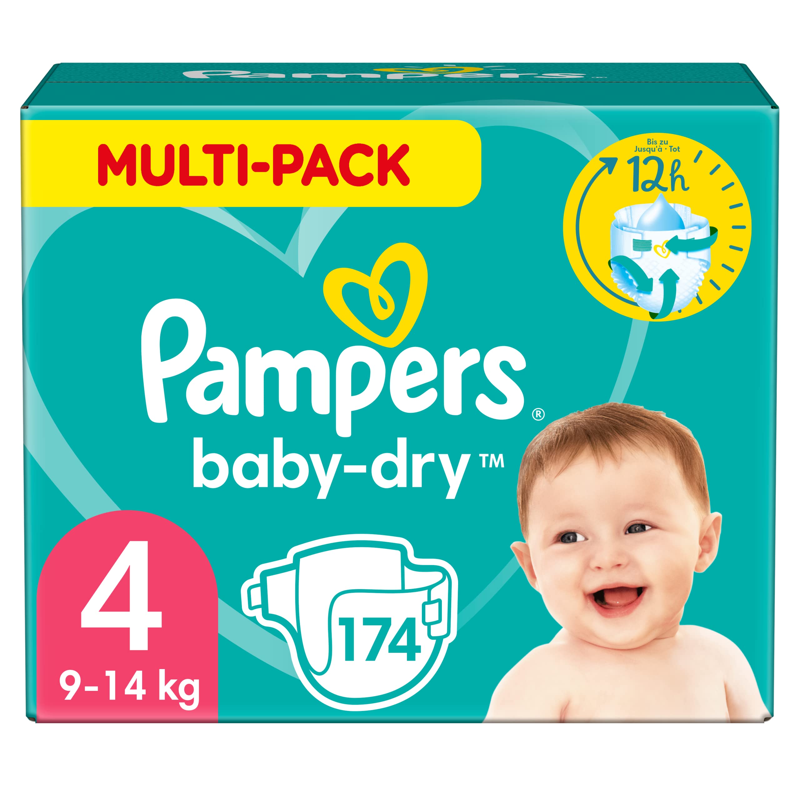 pampers 4 mega box 174