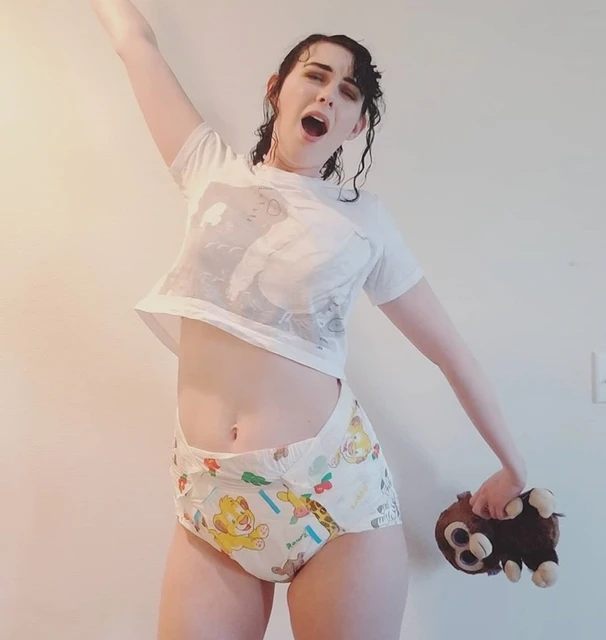 pampers pants abdl girl