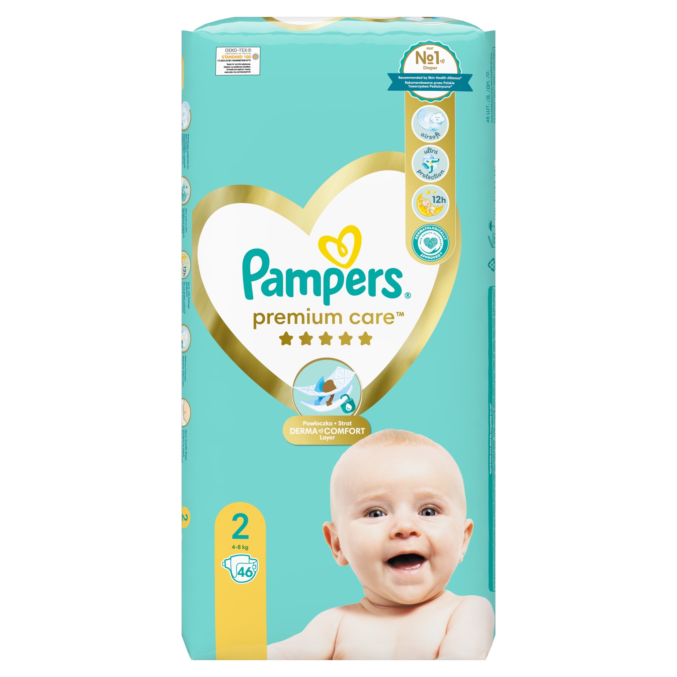 pampers premium care 2 cena 22 szt