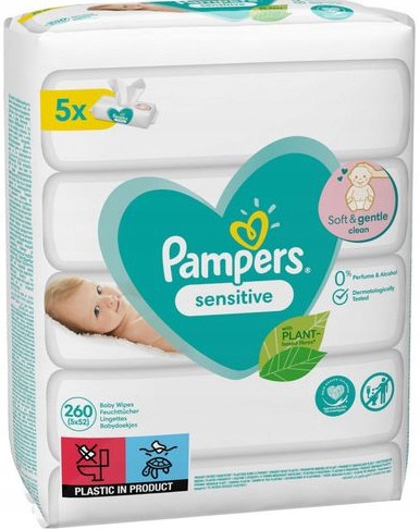 chusteczki pampers sensitive waga