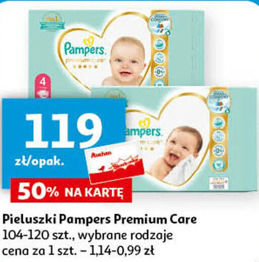 pieluchy pampers promocja auchan