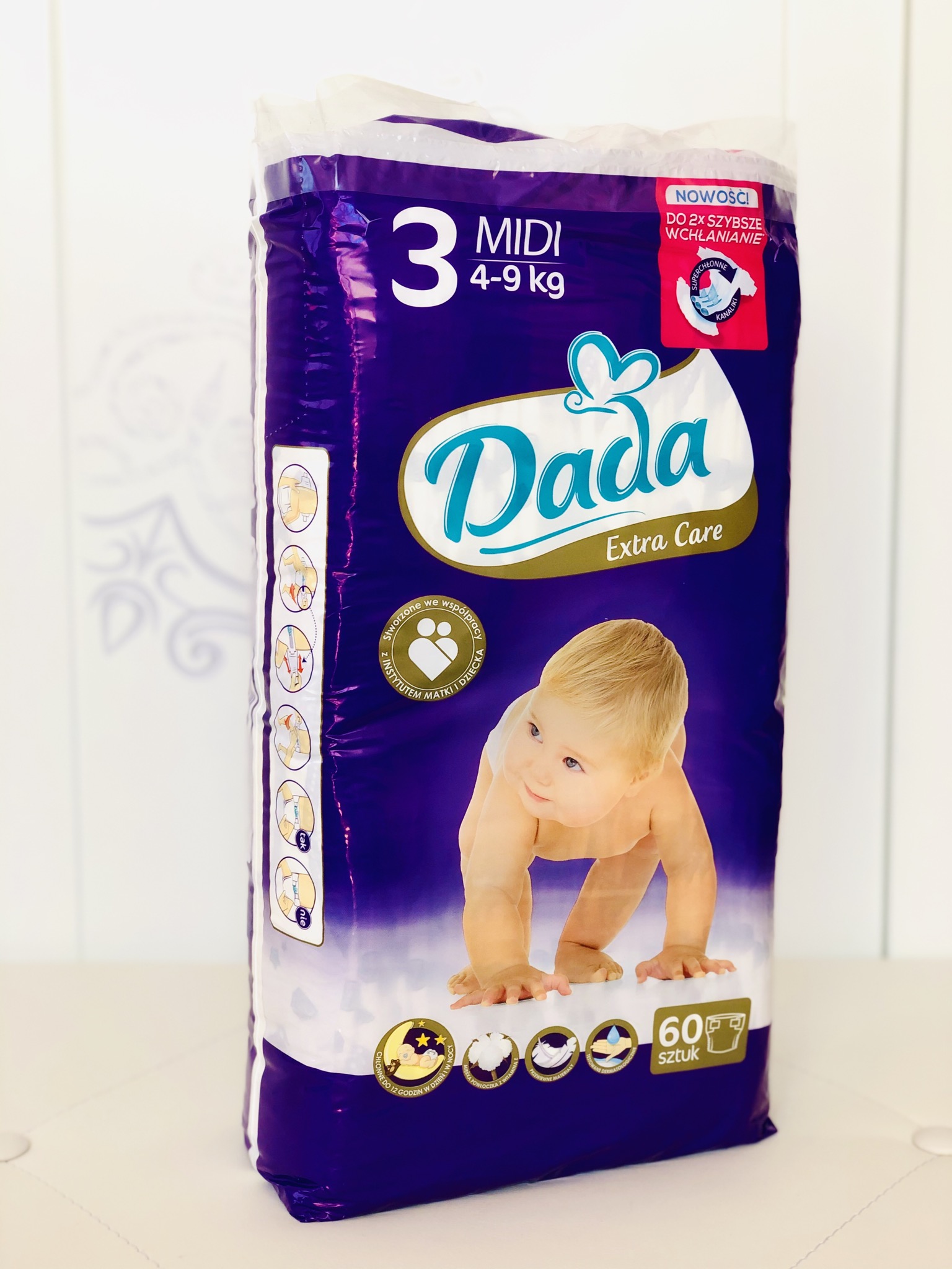 pieluchy dada premium 3 60 szt