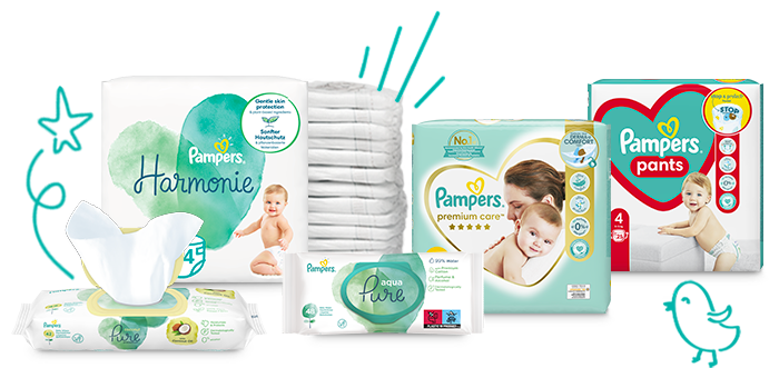 pampers dla niemowlaka