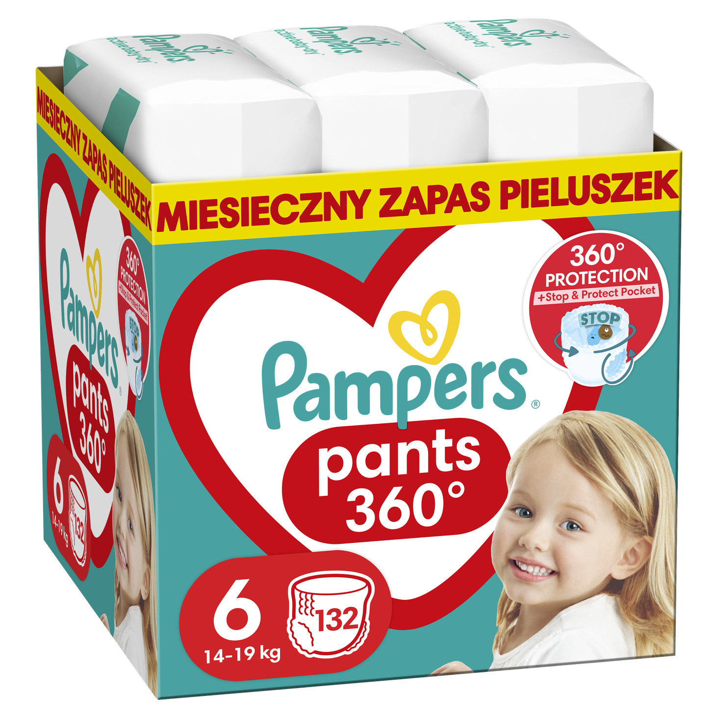 pampers pants rozmiar 6